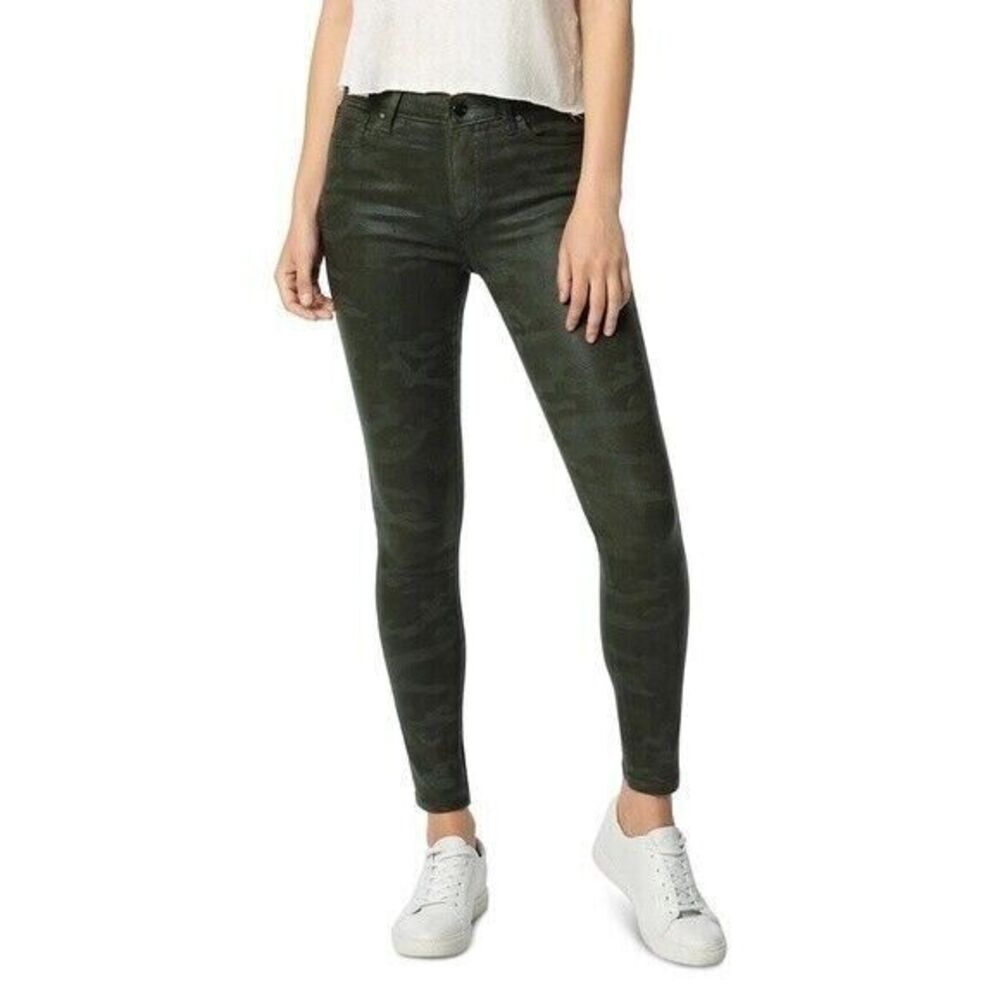 Joe’s Jeans Coated Camo The Icon‎ Mid-Rise Skinny Ankle Jeans Women Size 25